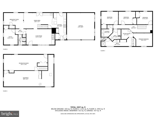 115 Diller Rd, New Cumberland, PA 17070 - floor plan / room layout