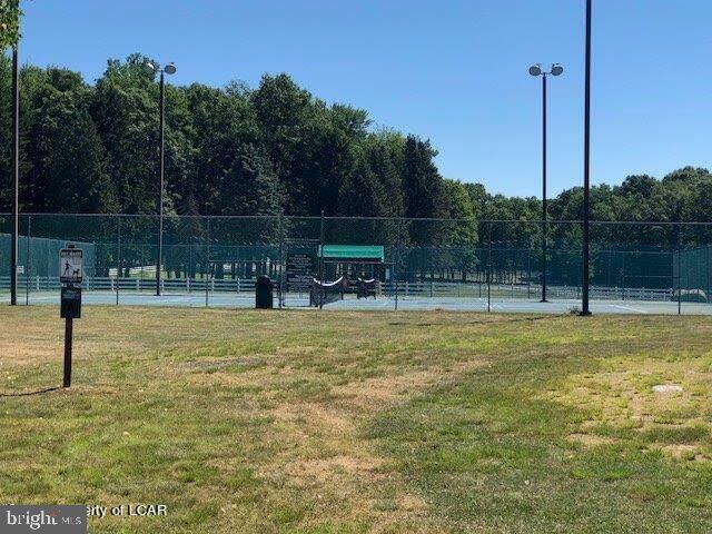 view of tennis court