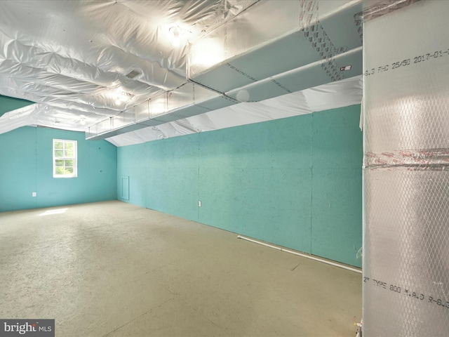 226 Crimson Ln, Elizabethtown, PA 17022 - bonus room featuring lofted ceiling and concrete floors
