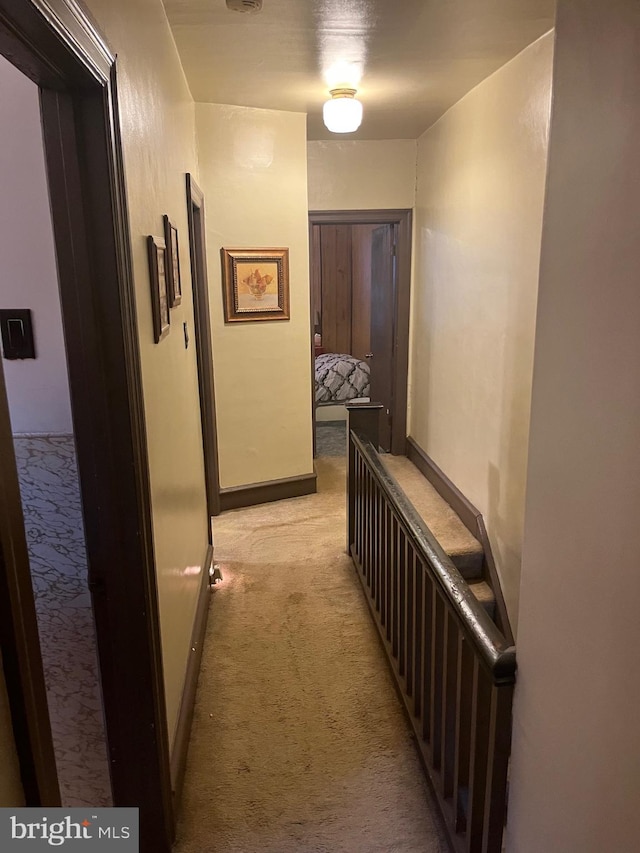 5721 N Lawrence St, Philadelphia, PA 19120 - hallway with light colored carpet and baseboards