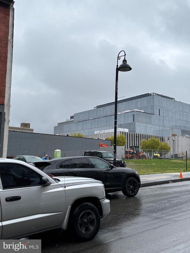 view of vehicle parking