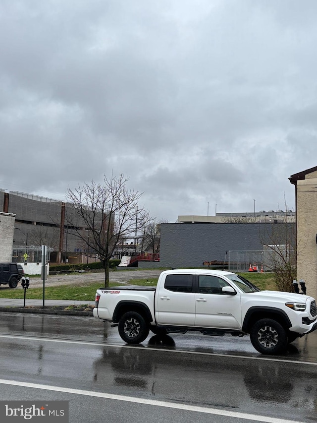 view of vehicle parking