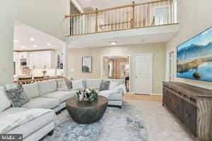 11050 Stonebrook Dr, Manassas, VA 20112 - living area with a high ceiling