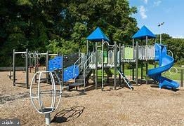 view of community jungle gym