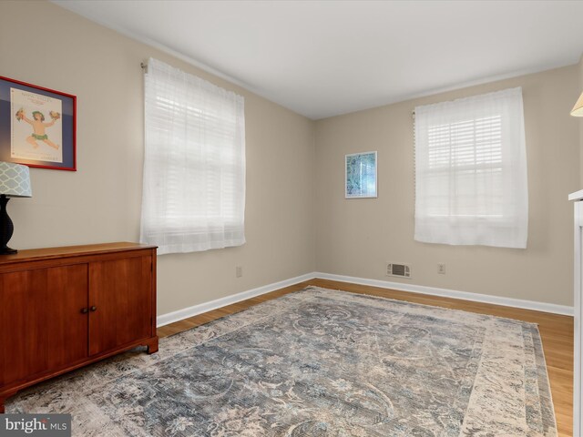101 Gothard Rd, Lutherville Timonium, MD 21093 - empty room with wood finished floors and baseboards