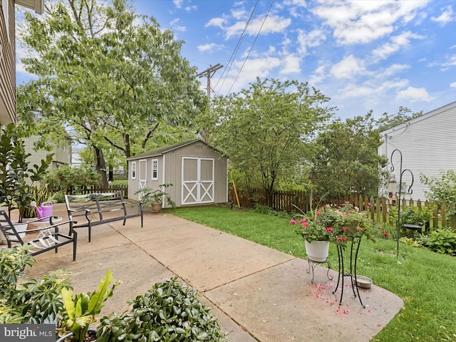 101 Gothard Rd, Lutherville Timonium, MD 21093 - view of patio / terrace with a shed and an outbuilding