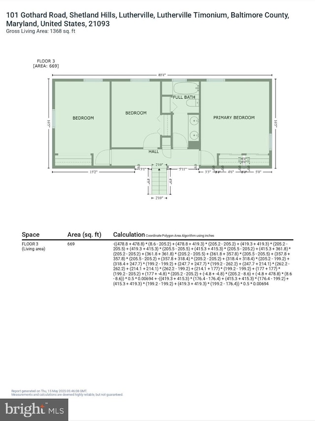 101 Gothard Rd, Lutherville Timonium, MD 21093 - property floor plan