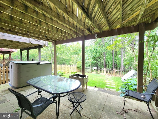 29 Ferns Ct, Lutherville Timonium, MD 21093 - view of patio with outdoor dining space