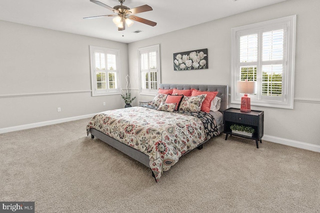 8170 Hollow Rd, Middletown, MD 21769 - bedroom with baseboards, carpet flooring, and ceiling fan
