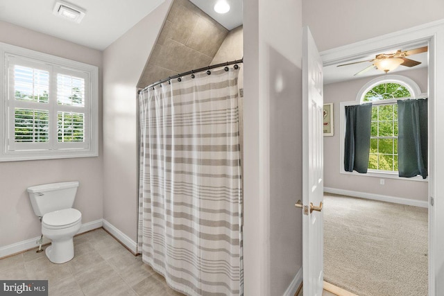 8170 Hollow Rd, Middletown, MD 21769 - full bath featuring baseboards, toilet, and curtained shower