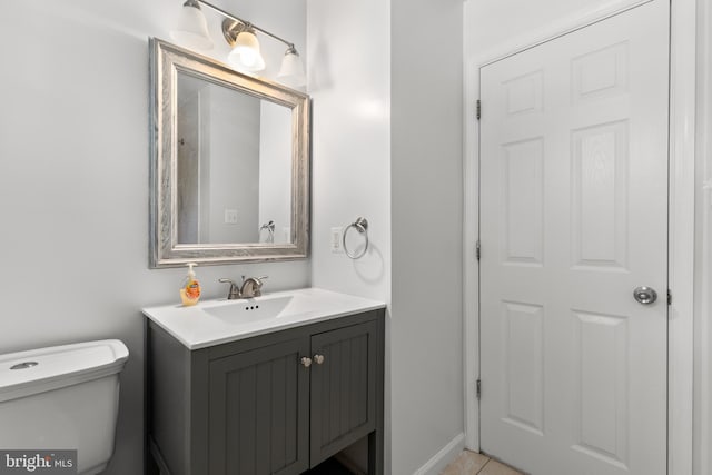 7900 Foote Ln, Springfield, VA 22151 - bathroom featuring vanity and toilet