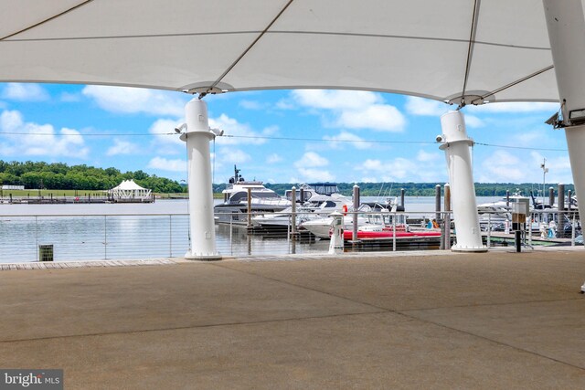 501 Triggerfish Dr, Oxon Hill, MD 20745 - dock area with a water view