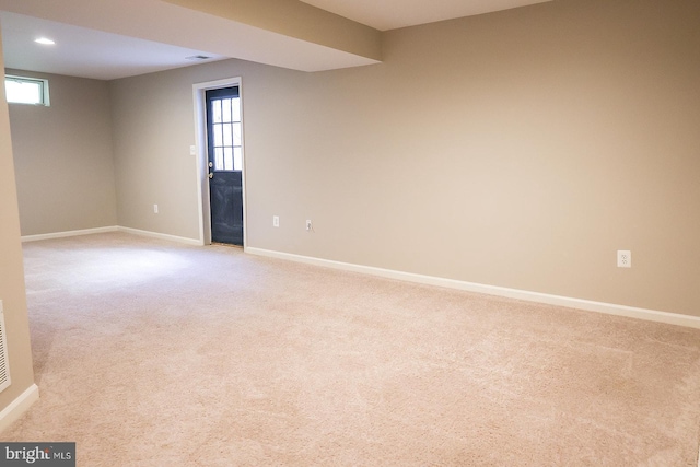 720 Beehive Way, Winchester, VA 22601 - unfurnished room with light carpet, baseboards, and recessed lighting
