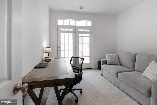 7269 Elkridge Crossing Way, Elkridge, MD 21075 - home office featuring plenty of natural light and light carpet