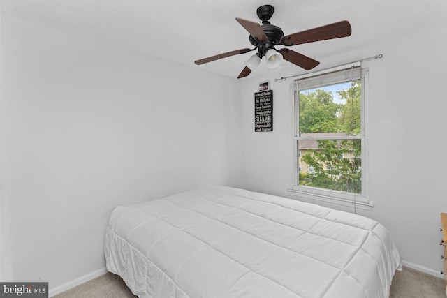 7 Woodland Ct, Hamilton, NJ 08610 - bedroom with carpet, baseboards, and a ceiling fan