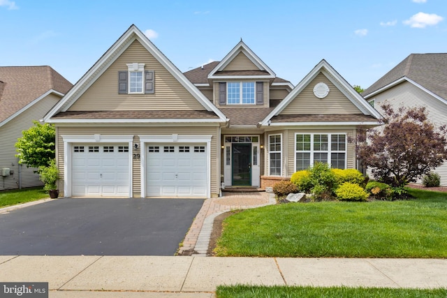 29 Monte Carlo Dr, Hamilton, NJ 08691 - traditional-style home featuring driveway, roof with shingles, a front lawn, and an attached garage