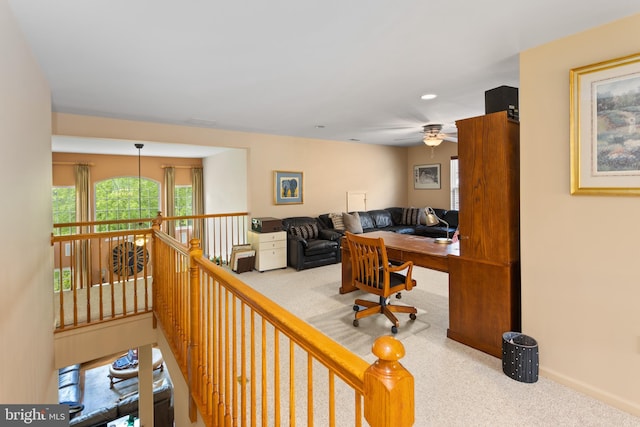 29 Monte Carlo Dr, Hamilton, NJ 08691 - office with carpet, ceiling fan, and baseboards