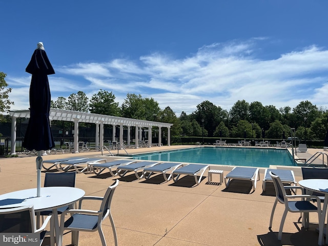 29 Monte Carlo Dr, Hamilton, NJ 08691 - community pool featuring a patio area, fence, and a pergola