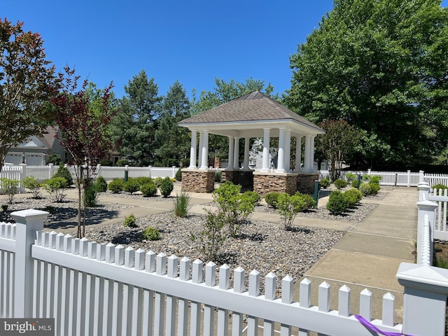 29 Monte Carlo Dr, Hamilton, NJ 08691 - view of yard with a gazebo and fence