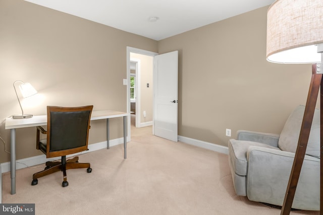 255 Lower Magothy Beach Rd, Severna Park, MD 21146 - office with baseboards and light carpet