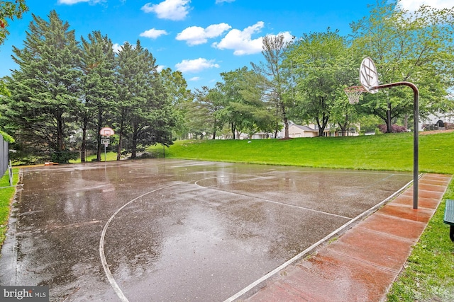 255 Lower Magothy Beach Rd, Severna Park, MD 21146 - view of sport court featuring community basketball court and a lawn