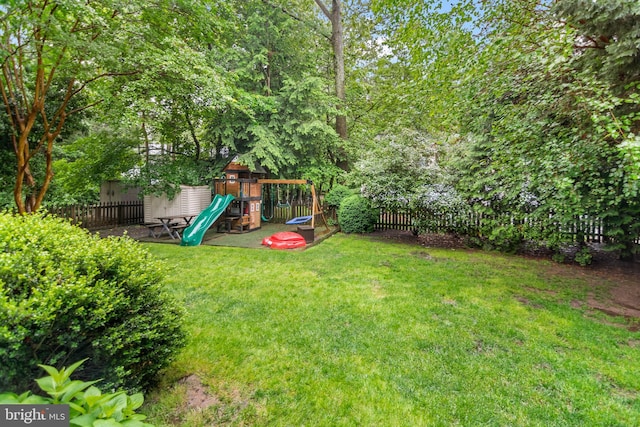 255 Lower Magothy Beach Rd, Severna Park, MD 21146 - view of yard featuring a playground