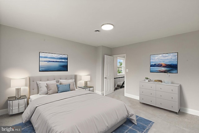 2811 Westfield Ave, Baltimore, MD 21214 - bedroom with baseboards and light colored carpet