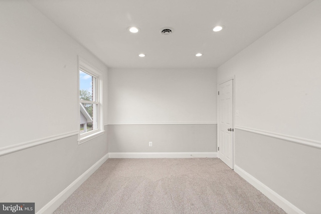 2811 Westfield Ave, Baltimore, MD 21214 - carpeted empty room featuring recessed lighting and baseboards
