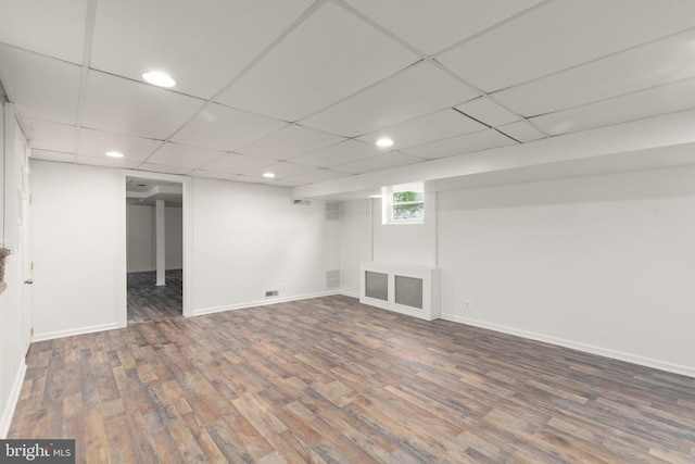 2811 Westfield Ave, Baltimore, MD 21214 - below grade area with wood finished floors and recessed lighting
