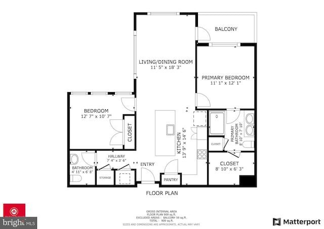 1761 Old Meadow Rd Unit 209, Mclean, VA 22102 - room layout