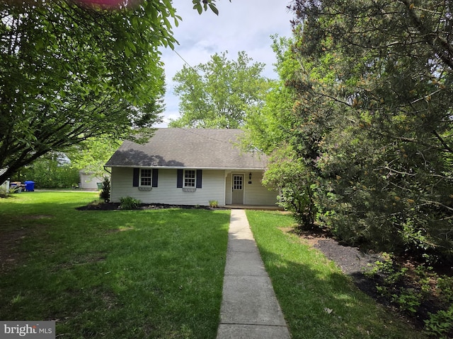 509 Haldeman Blvd, New Cumberland, PA 17070 - view of front of house with a front yard and roof with shingles