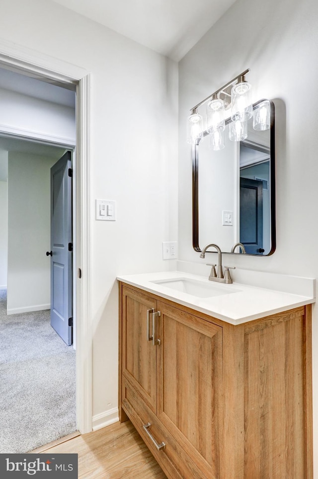1017 Mill Rd, Leesport, PA 19533 - bathroom with vanity and baseboards