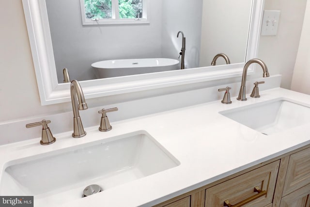 1017 Mill Rd, Leesport, PA 19533 - bathroom view of double vanity and a soaking tub