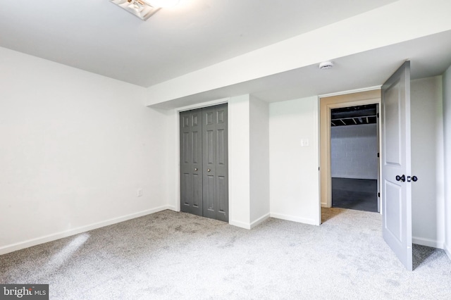 1017 Mill Rd, Leesport, PA 19533 - unfurnished bedroom with carpet flooring, a closet, and baseboards