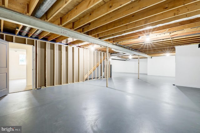 1017 Mill Rd, Leesport, PA 19533 - basement with stairway