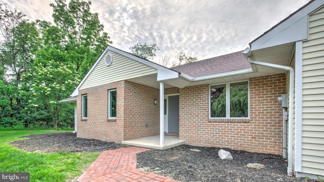 1017 Mill Rd, Leesport, PA 19533 - view of front of property with brick siding and a shingled roof