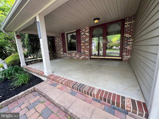 612 Howard Ave, Pitman, NJ 08071 - view of patio featuring french doors