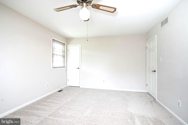 612 Howard Ave, Pitman, NJ 08071 - carpeted empty room featuring ceiling fan and baseboards