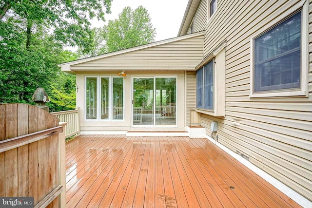 612 Howard Ave, Pitman, NJ 08071 - view of wooden deck