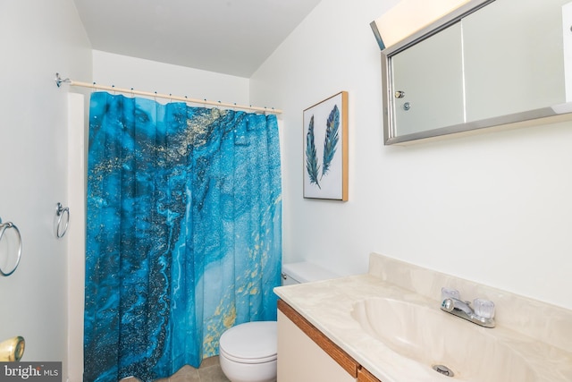105 120th St Unit 87, Ocean City, MD 21842 - full bathroom featuring toilet, a shower with shower curtain, and vanity