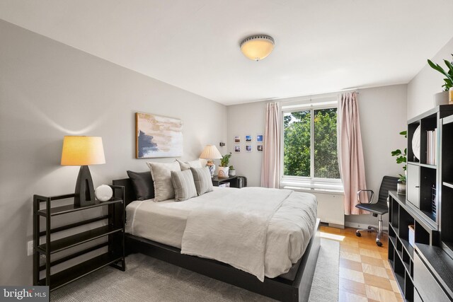 3000 Spout Run Pkwy Unit B606, Arlington, VA 22201 - bedroom featuring light wood-style floors