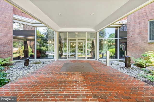 3000 Spout Run Pkwy Unit B606, Arlington, VA 22201 - property entrance featuring french doors and brick siding