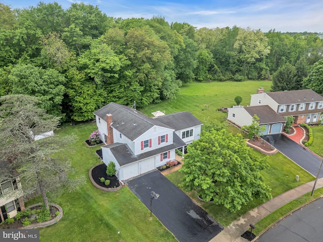 drone / aerial view