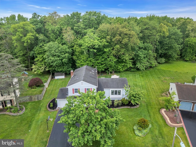 drone / aerial view