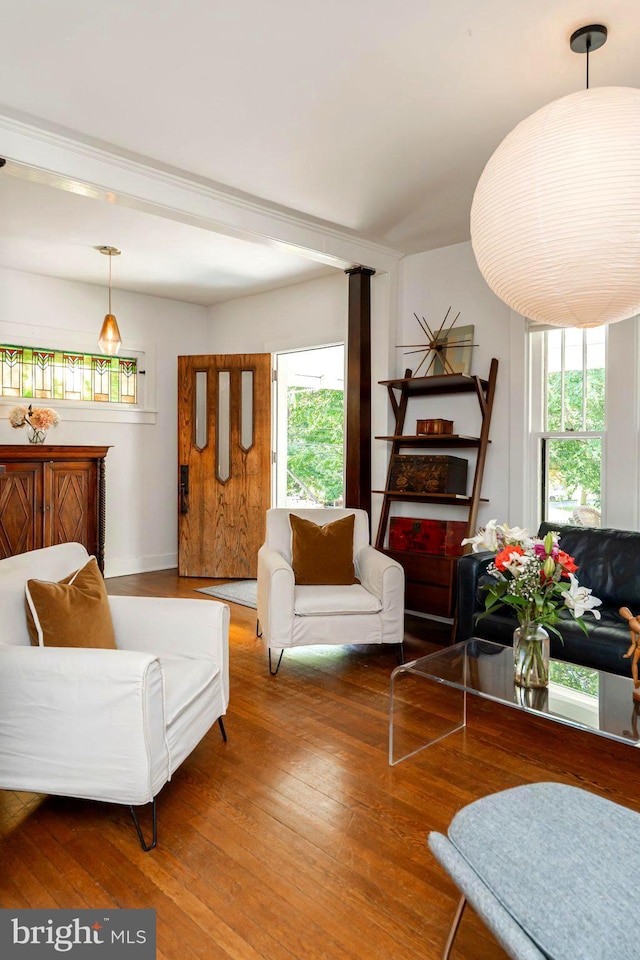 730 Fillmore St, Harpers Ferry, WV 25425 - living area featuring wood finished floors