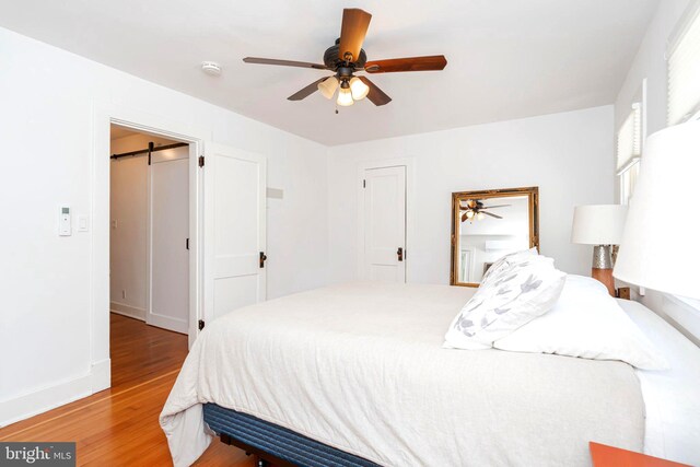 730 Fillmore St, Harpers Ferry, WV 25425 - bedroom with wood finished floors, a ceiling fan, and baseboards