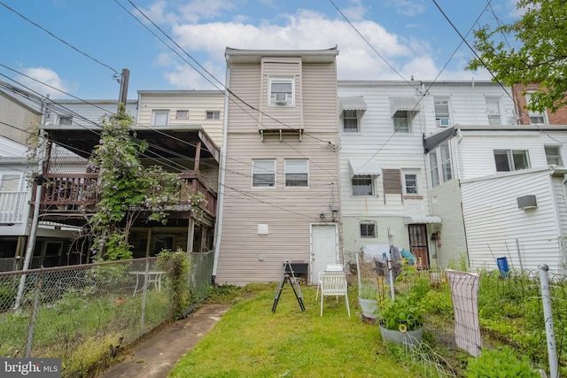 view of rear view of property