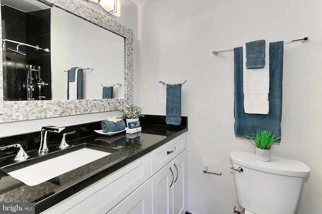 4124 Watkins Trl, Annandale, VA 22003 - bathroom featuring toilet, vanity, and a shower