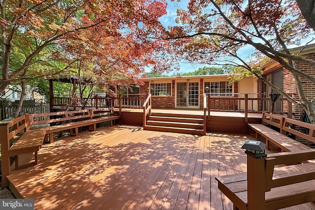 4124 Watkins Trl, Annandale, VA 22003 - view of wooden deck