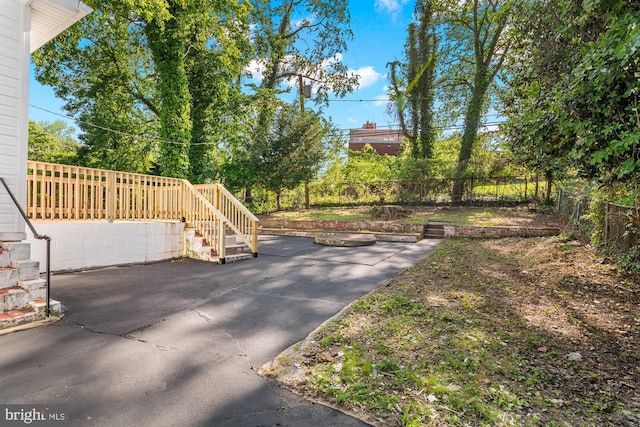 2506 Chelsea Ter, Baltimore, MD 21216 - view of yard with a patio and fence